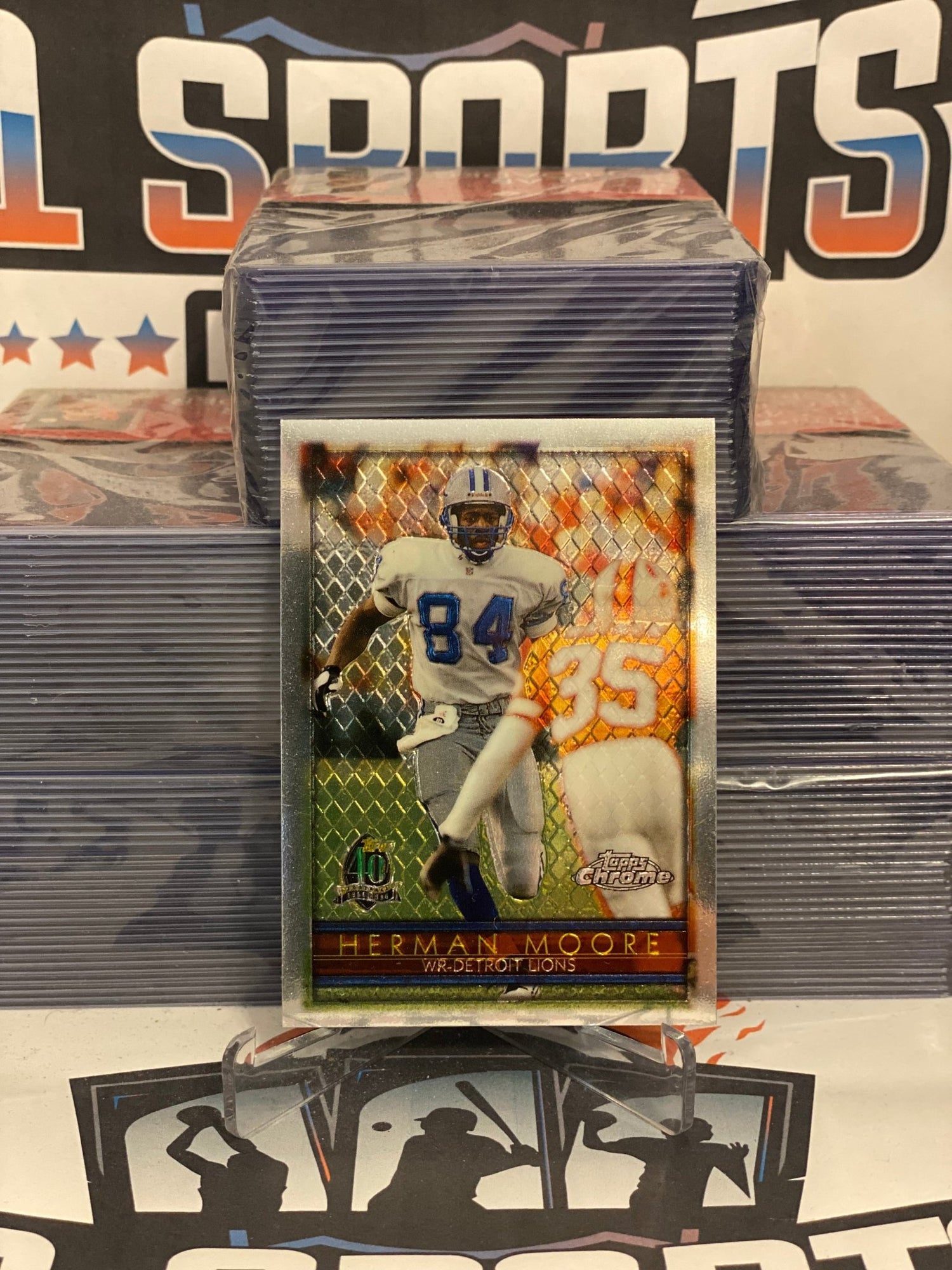 1996 Topps Chrome (40th Anniversary) Herman Moore #47