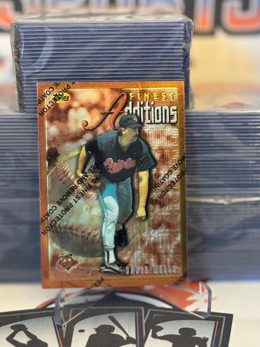 1996 Topps Finest (Additions) David Wells #252