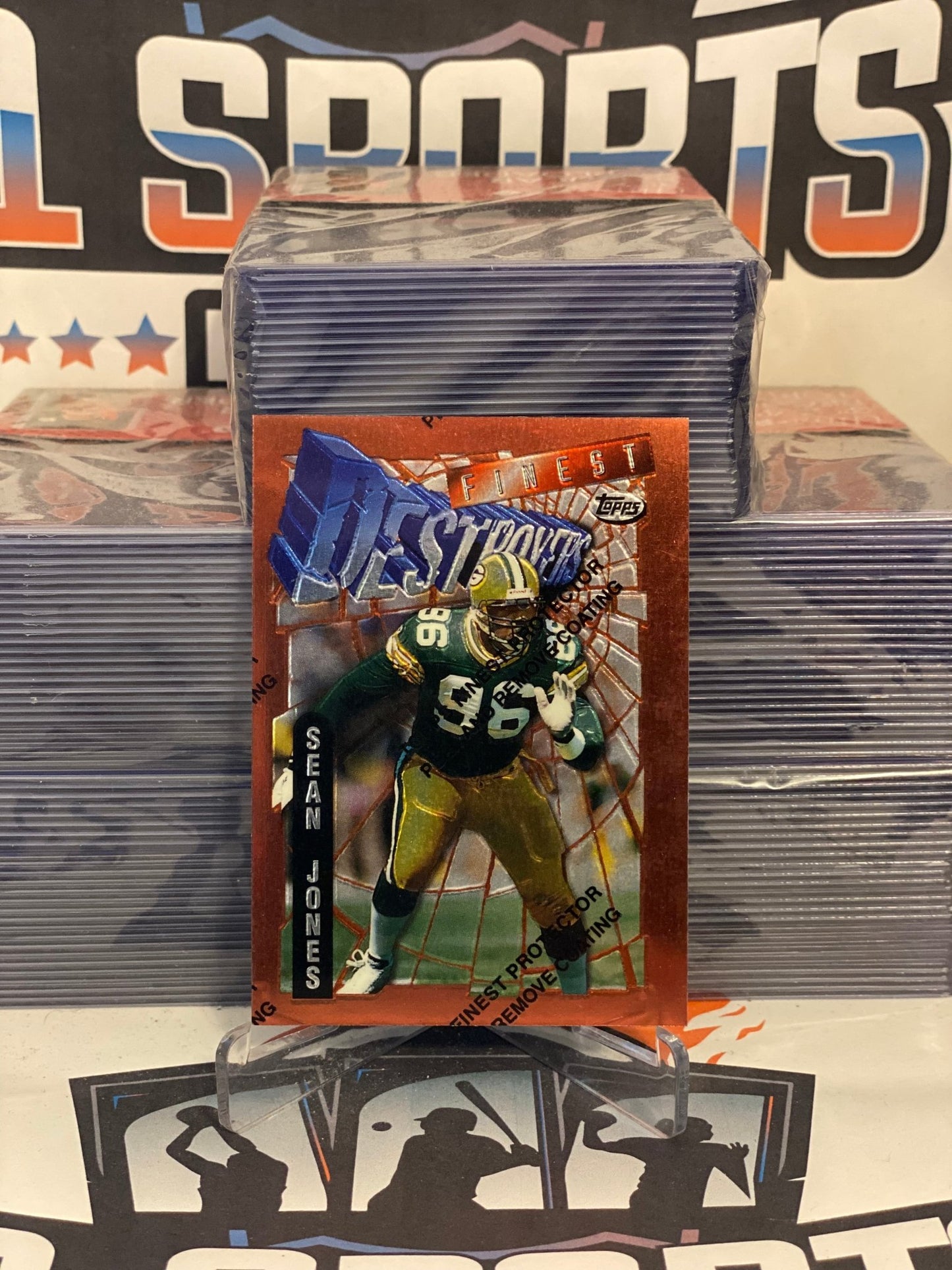 1996 Topps Finest (Destroyers) Sean Jones #266
