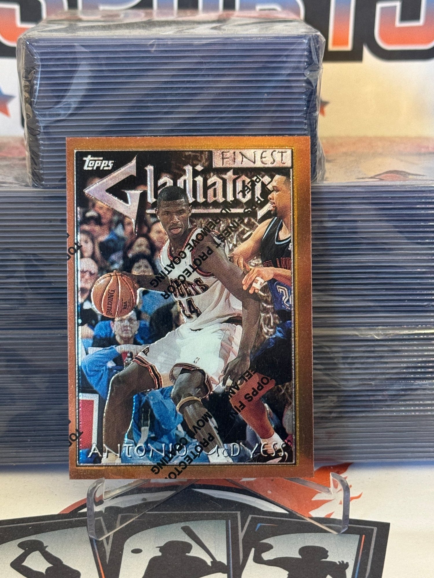 1996 Topps Finest (Gladiators) Antonio McDyess #83
