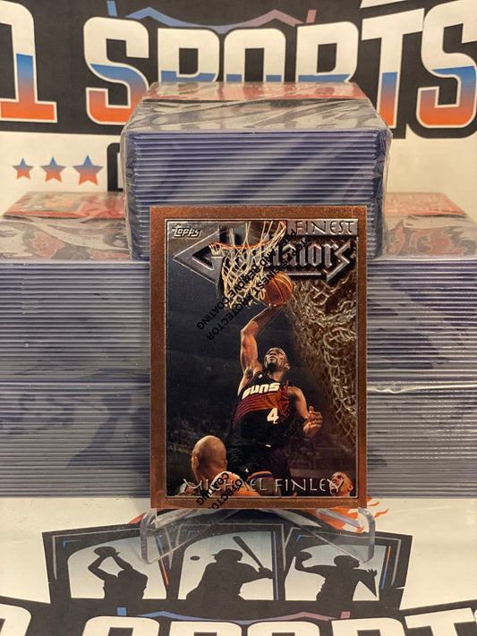 1996 Topps Finest (Gladiators) Michael Finley #81