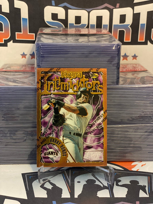 1996 Topps Finest (Intimidators) Barry Bonds #146