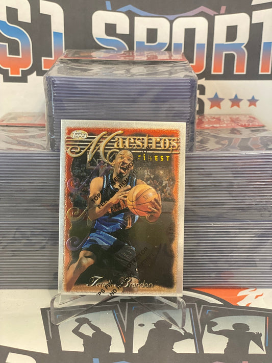 1996 Topps Finest (Maestros) Terrell Brandon #108
