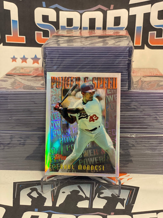 1996 Topps Finest (Mystery Refractor) Raul Mondesi #M14