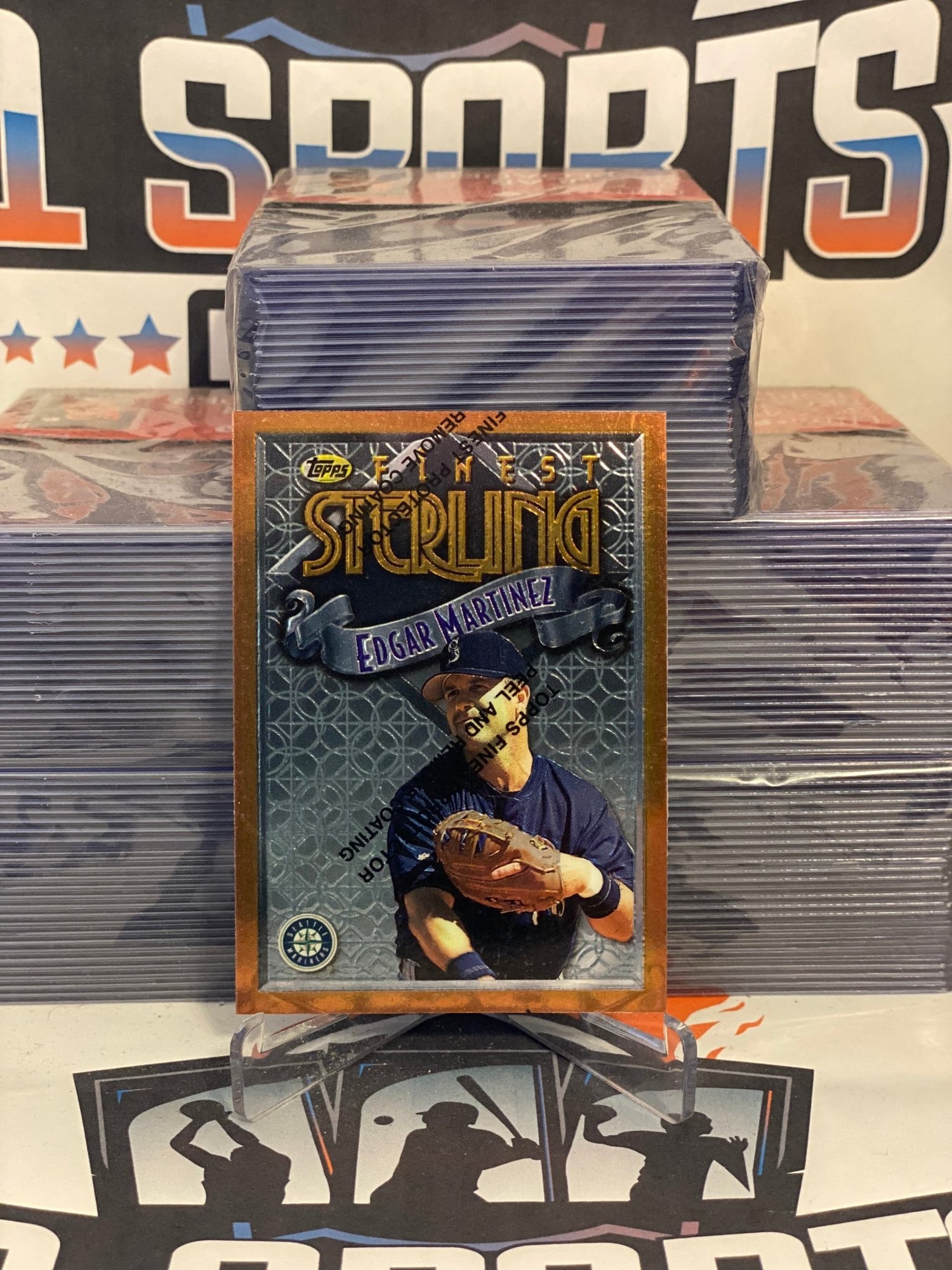 1996 Topps Finest (Sterling) Edgar Martinez #323