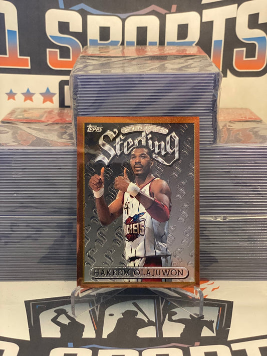 1996 Topps Finest (Sterling) Hakeem Olajuwon #63