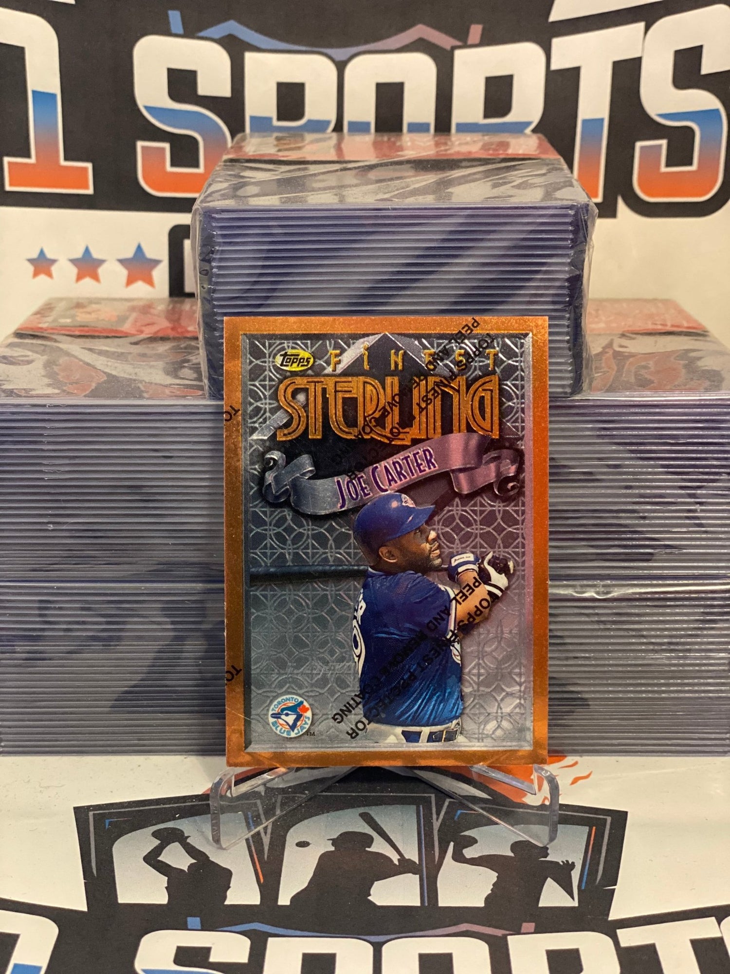 1996 Topps Finest (Sterling) Joe Carter #315