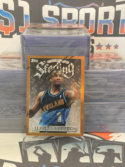 1996 Topps Finest (Sterling) Terrell Brandon #51