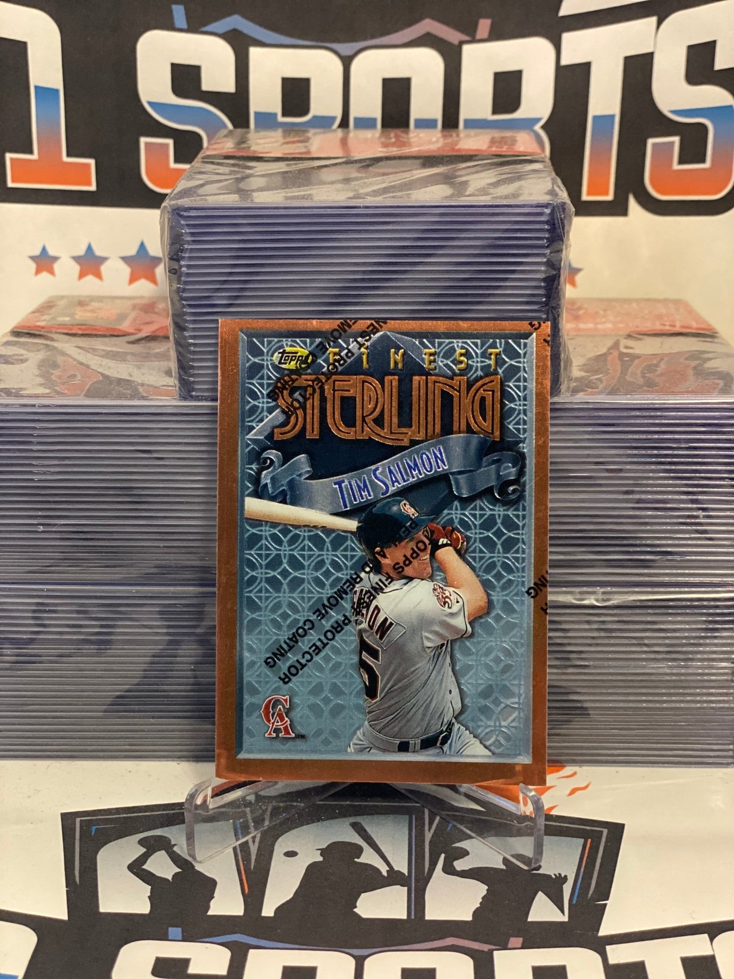 1996 Topps Finest (Sterling) Tim Salmon #97