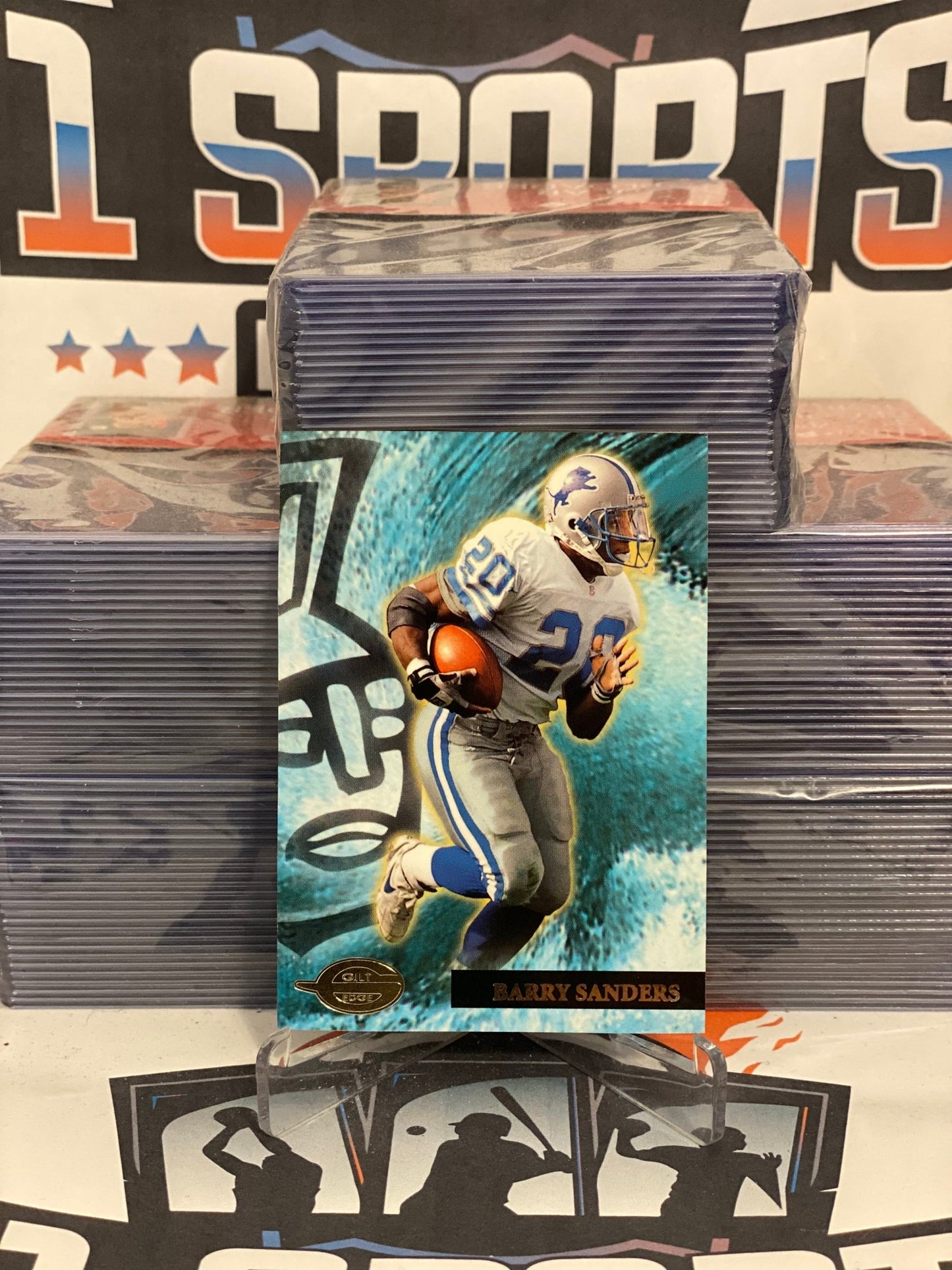 1996 Topps (Gilt Edge) Barry Sanders #9