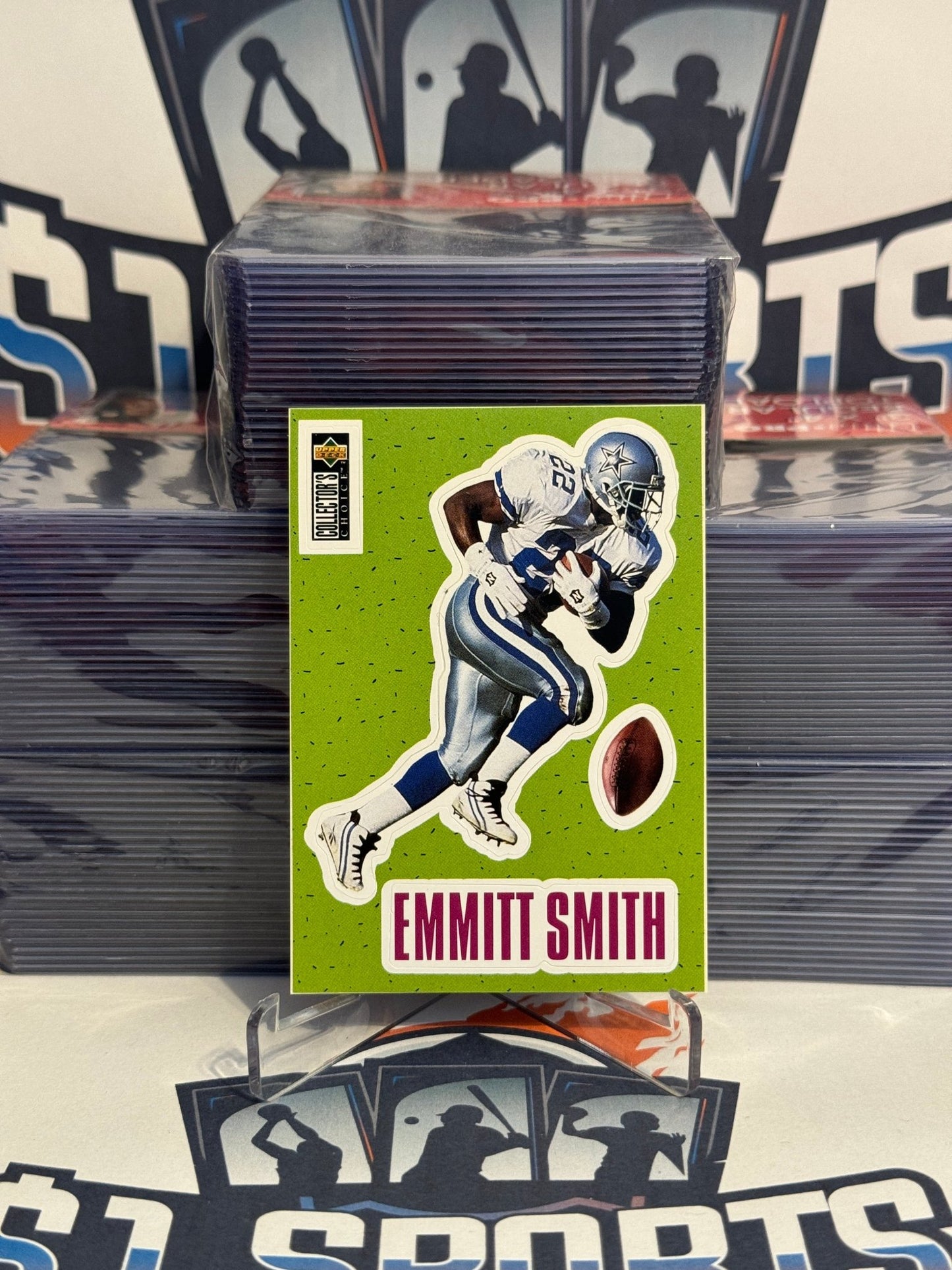 1996 Upper Deck Collector's Choice (Stick-Ums) Emmitt Smith #S21