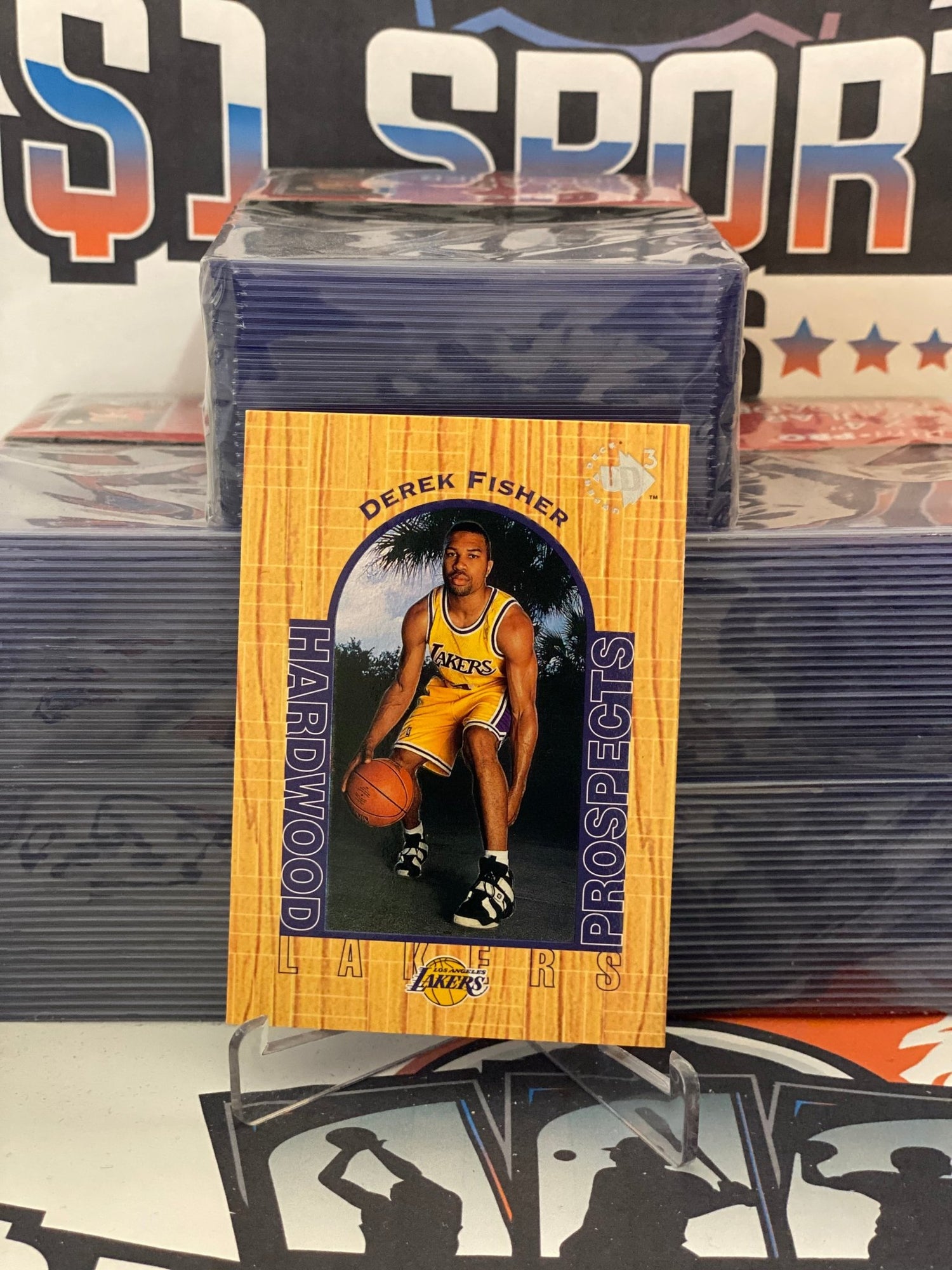 1996 Upper Deck (Hardwood Prospects) Derek Fisher Rookie #16