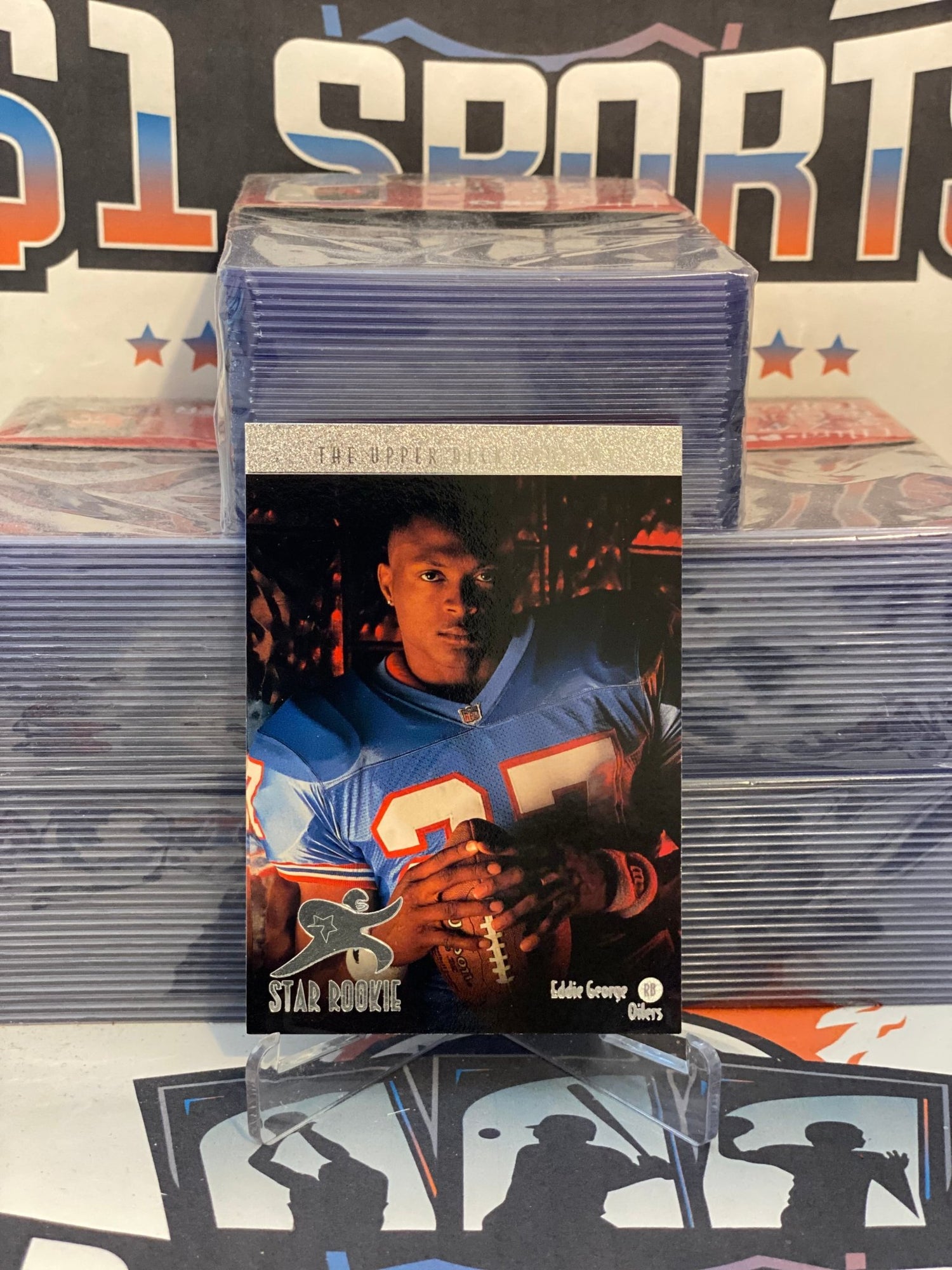 1996 Upper Deck (Star Rookie) Eddie George #14