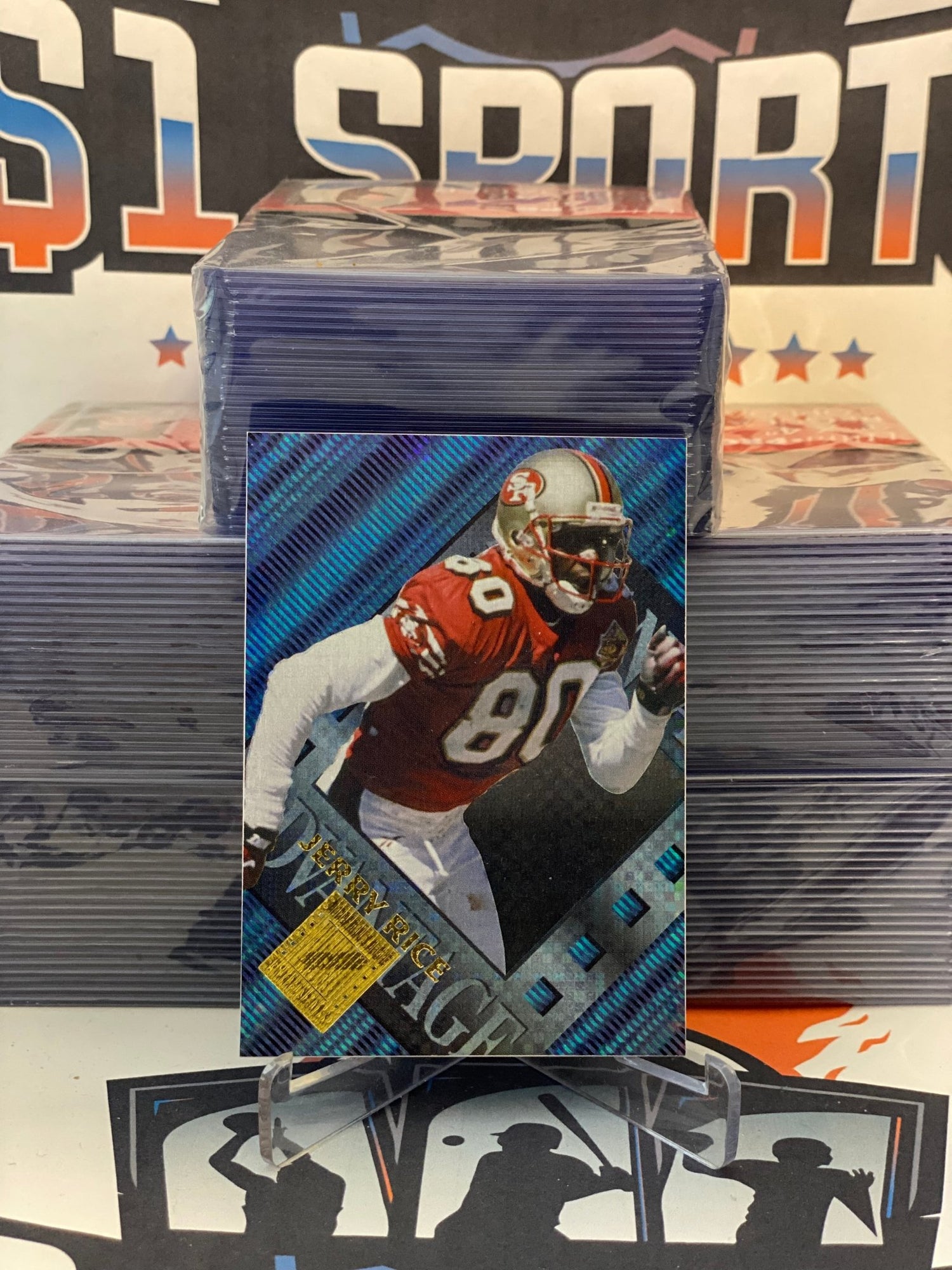 1997 Collector's Edge Advantage (Perfect Play Foils) Jerry Rice #29