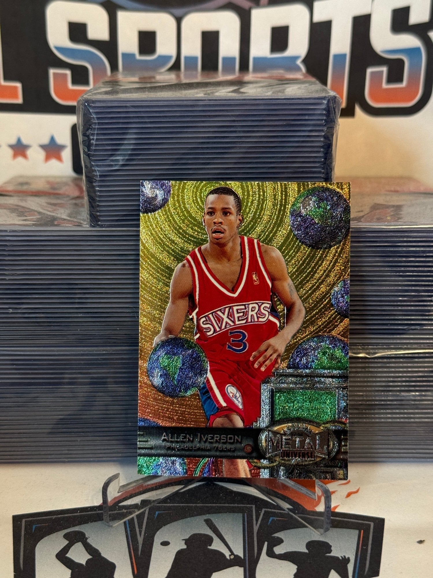 1997 Fleer Metal (2nd Year) Allen Iverson #20