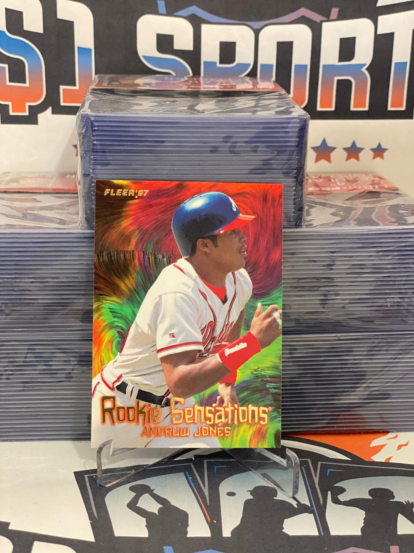 1997 Fleer (Rookie Sensations) Andruw Jones #15