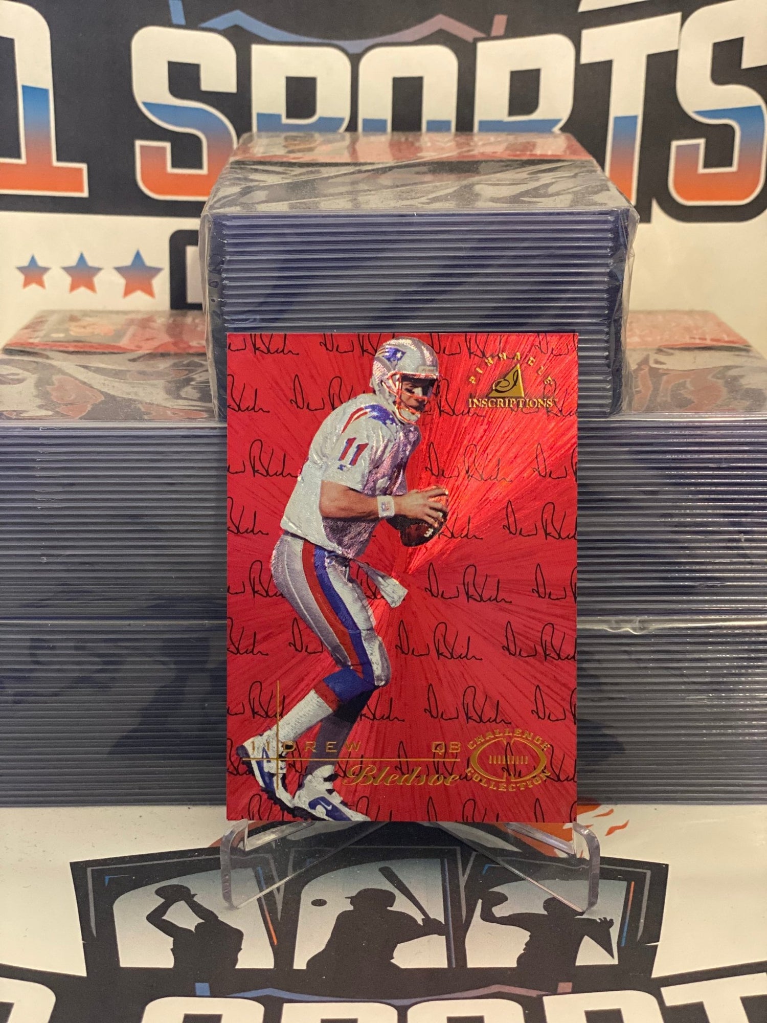 1997 Pinnacle Inscriptions (Challenge Collection) Drew Bledsoe #11