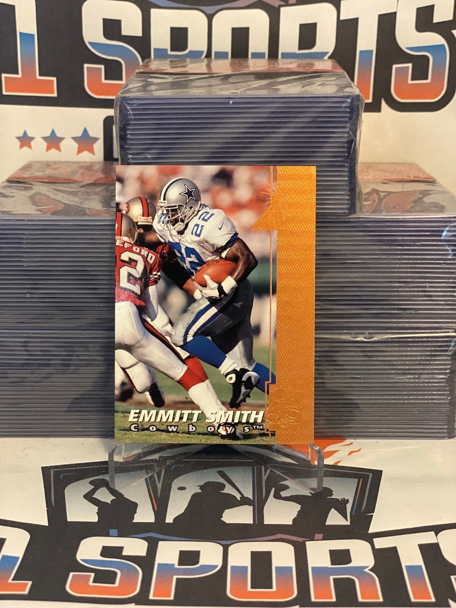 1997 Pinnacle (Quarterback Club) Emmitt Smith #6