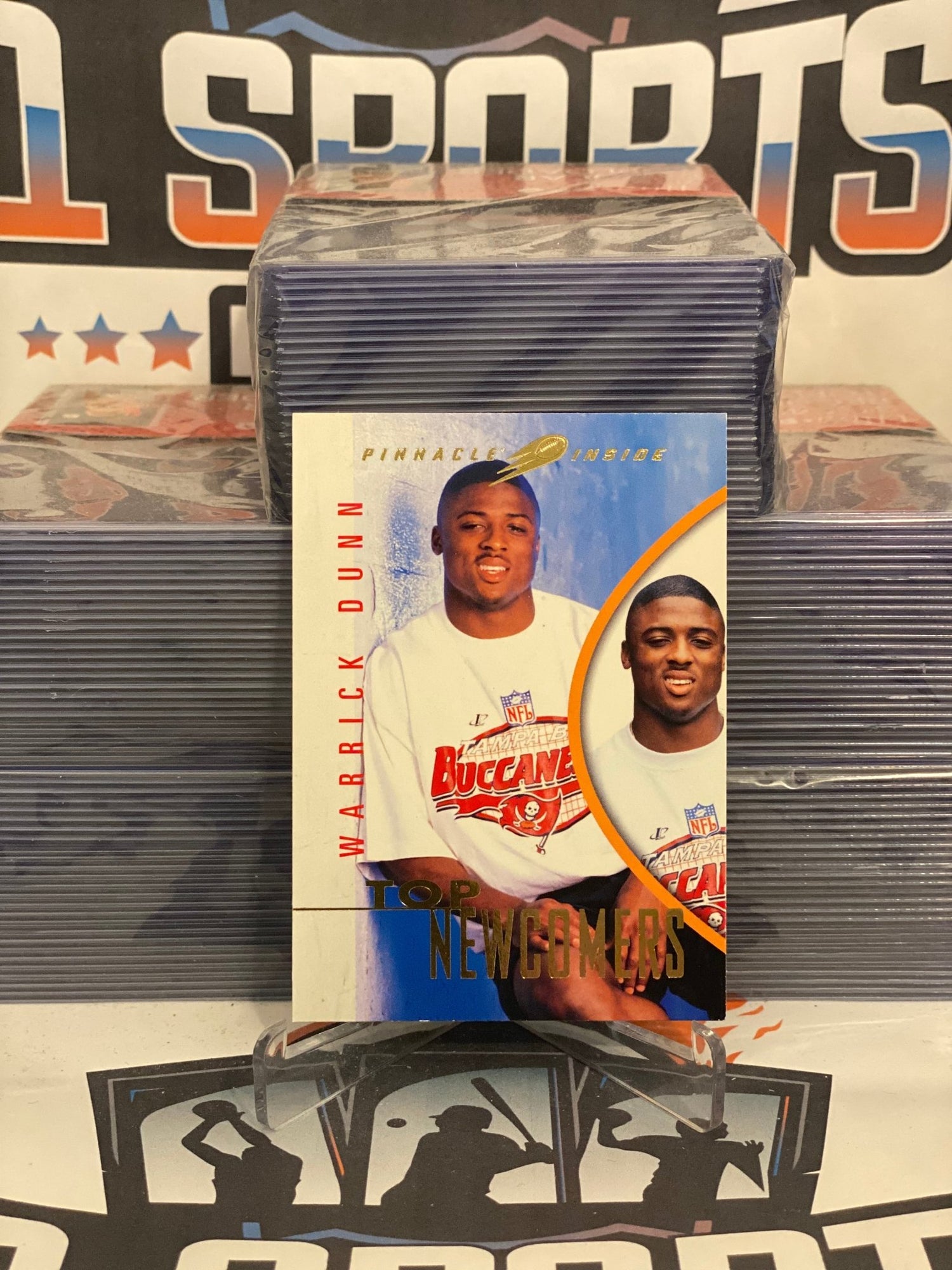 1997 Pinnacle (Top Newcomers) Warrick Dunn Rookie #145