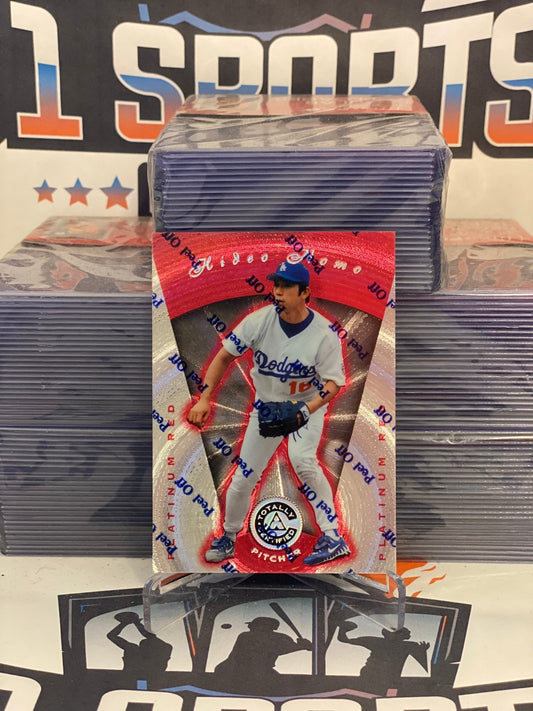 1997 Pinnacle Totally Certified (Platinum Red 1385/3999) Hideo Nomo #63
