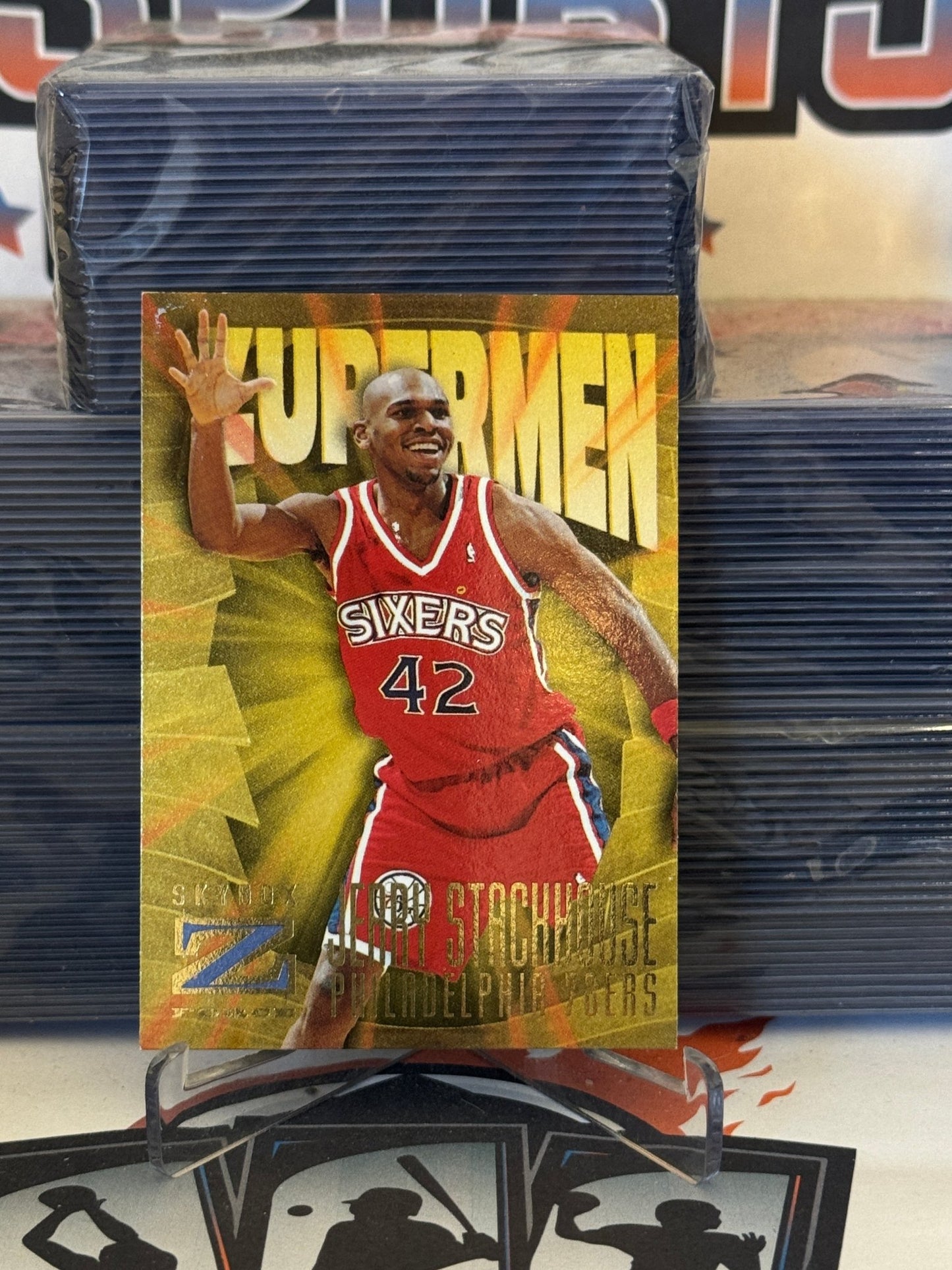 1997 Skybox Z-Force (Zupermen) Jerry Stackhouse #195