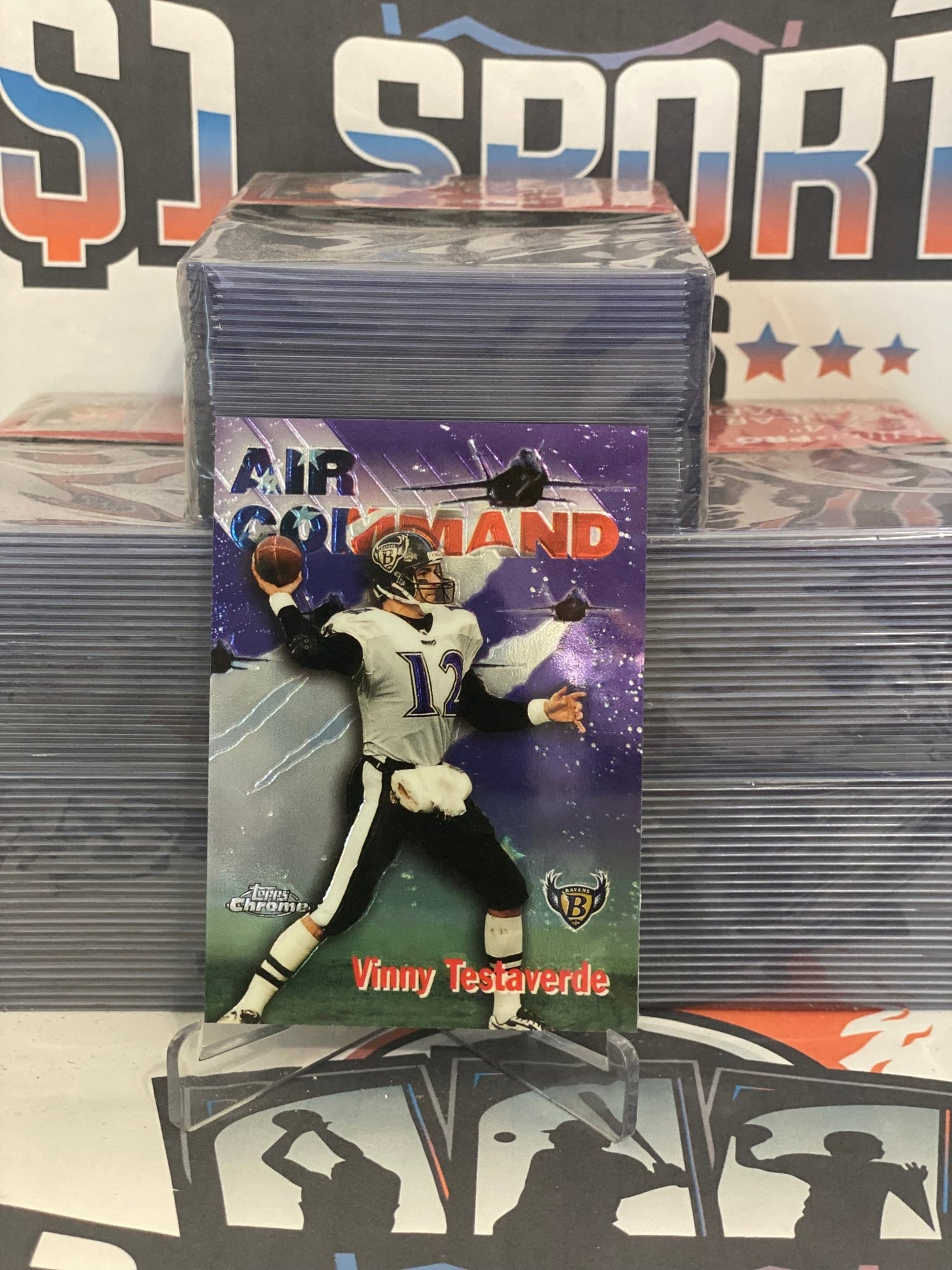 1997 Topps Chrome (Air Command) Vinny Testaverde #2