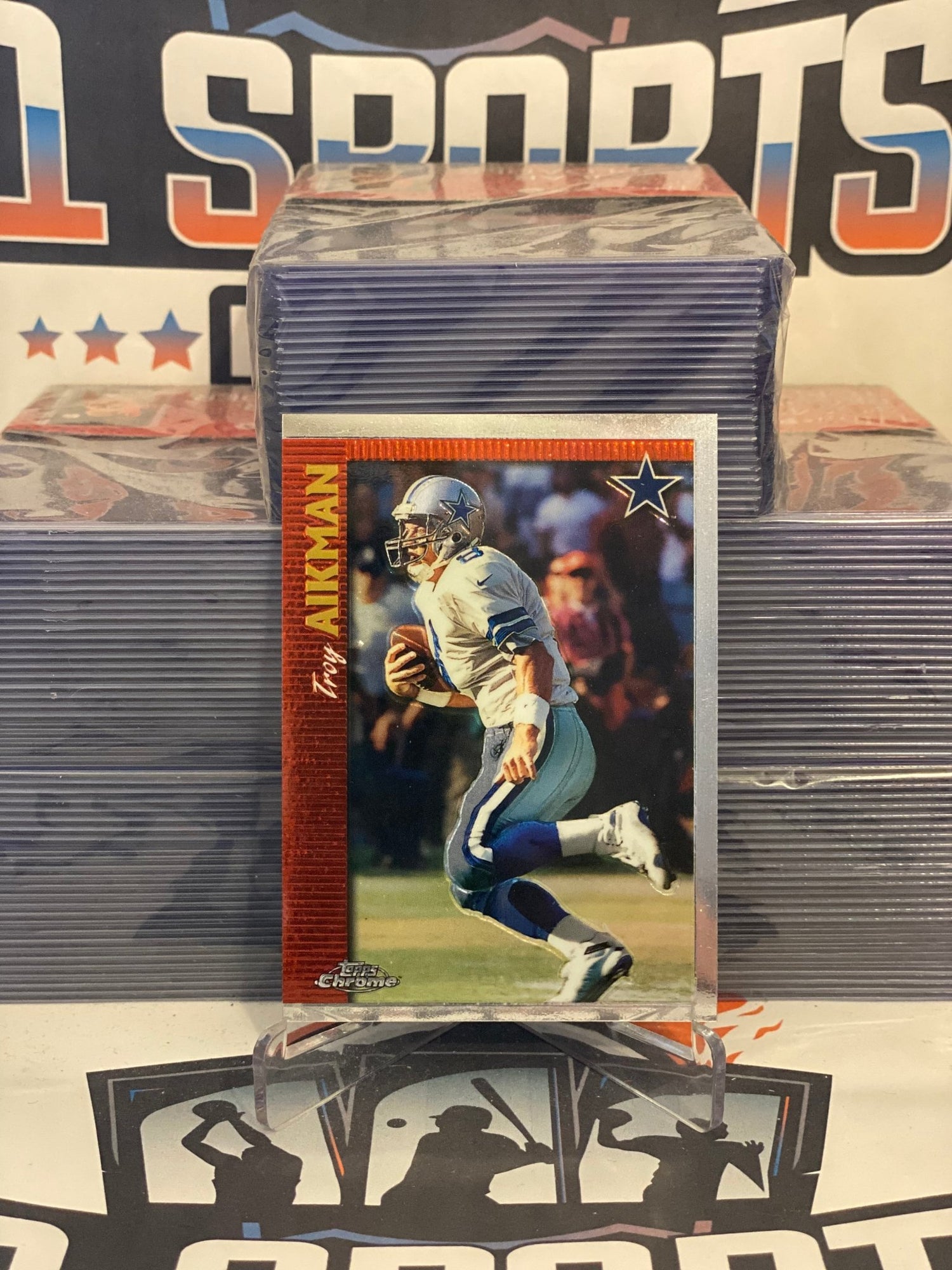 1997 Topps Chrome Troy Aikman #36