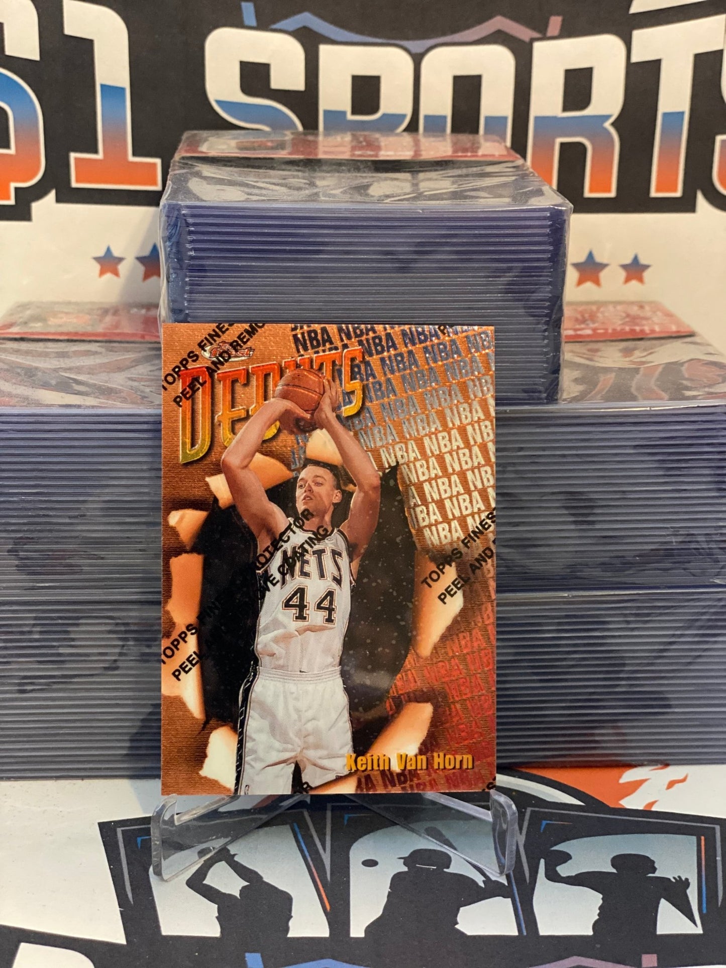 1997 Topps Finest (Debuts) Keith Van Horn Rookie #102