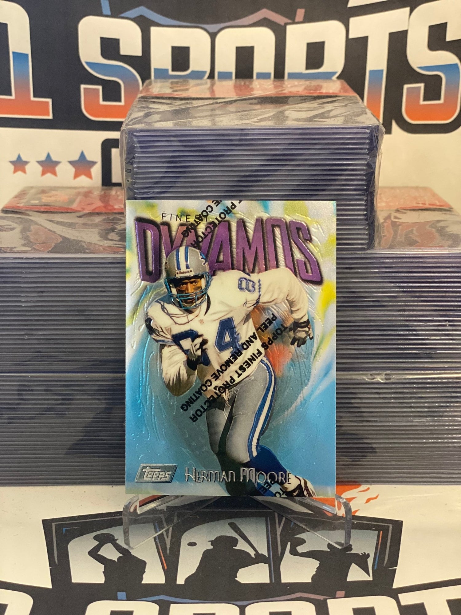 1997 Topps Finest (Dynamos) Herman Moore #120