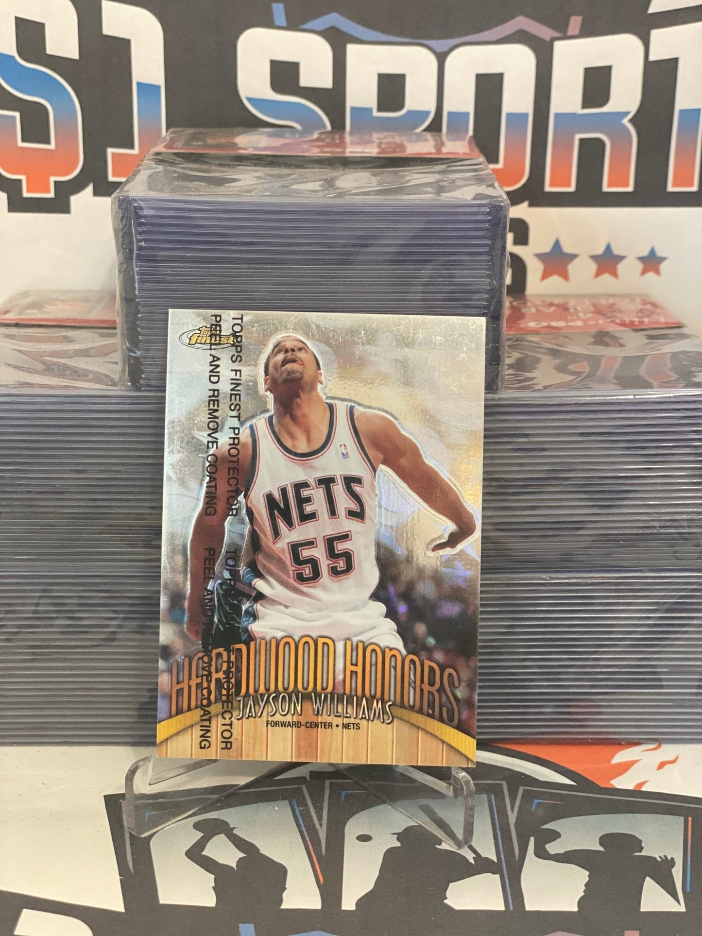 1997 Topps Finest (Hardwood Honors) Jayson Williams #H12