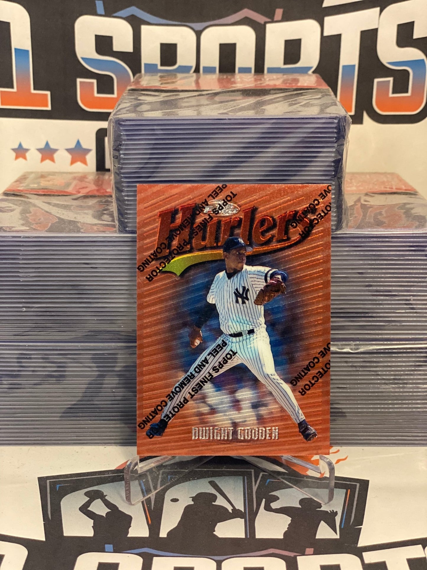 1997 Topps Finest (Hurlers) Dwight Gooden #51