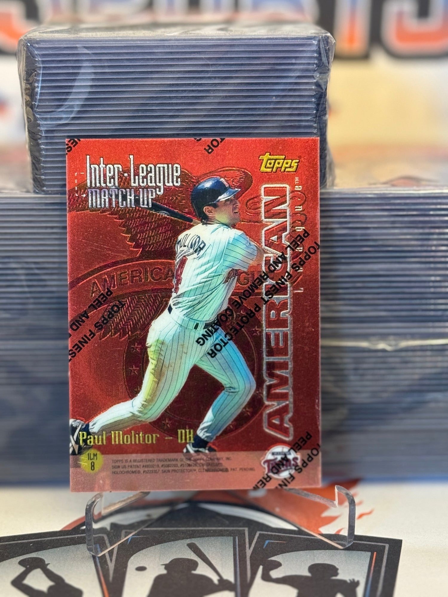 1997 Topps Finest (Inter-League Match-Up) Paul Molitor & Jeff King #ILM-8
