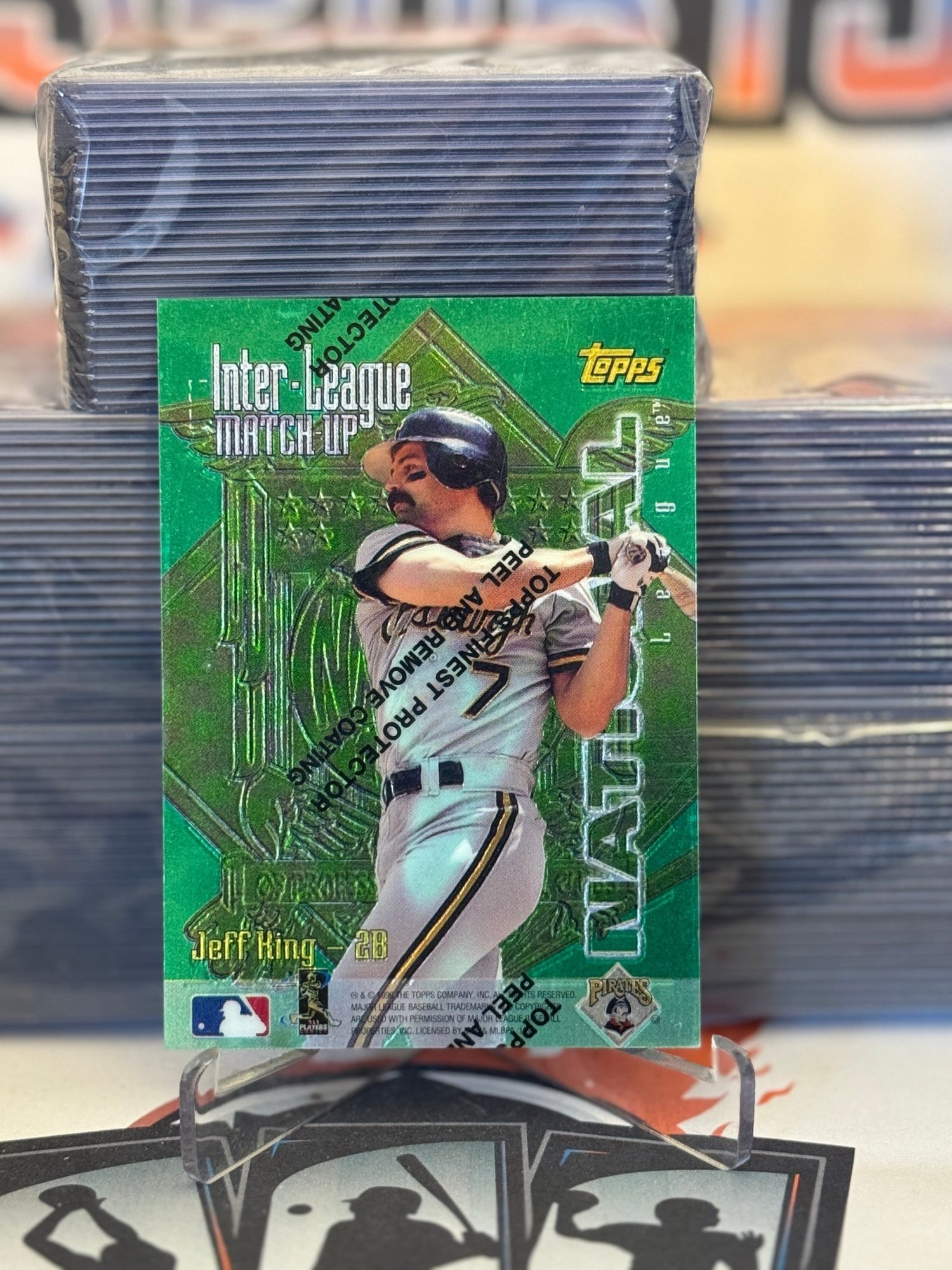 1997 Topps Finest (Inter-League Match-Up) Paul Molitor & Jeff King #ILM-8