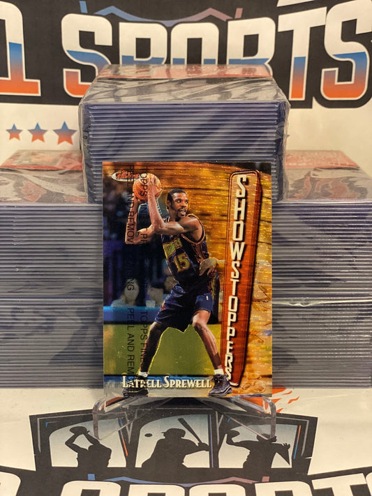 1997 Topps Finest (Showstoppes) Latrell Sprewell #188