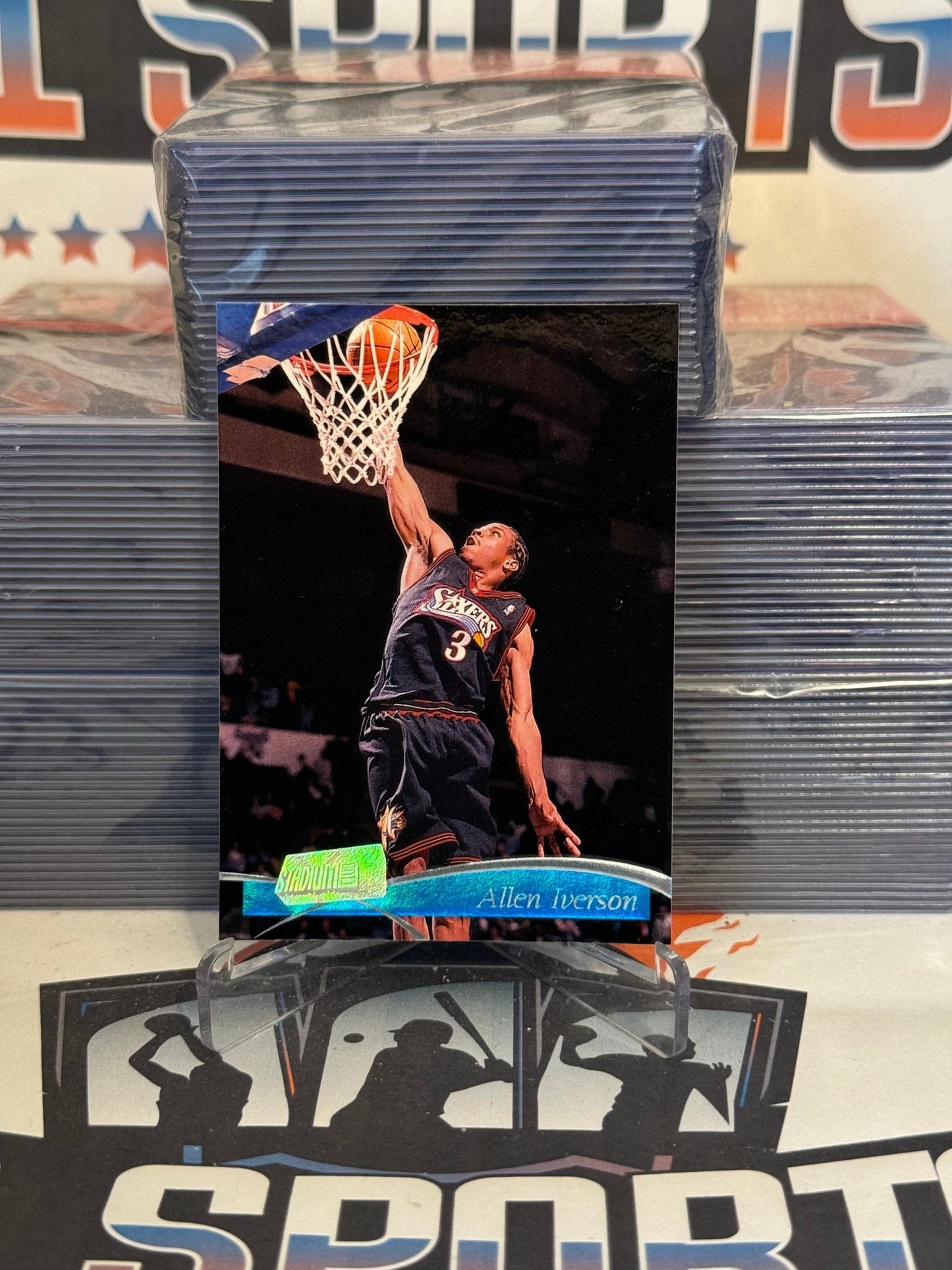 1997 Topps Stadium Club (2nd Year) Allen Iverson #126