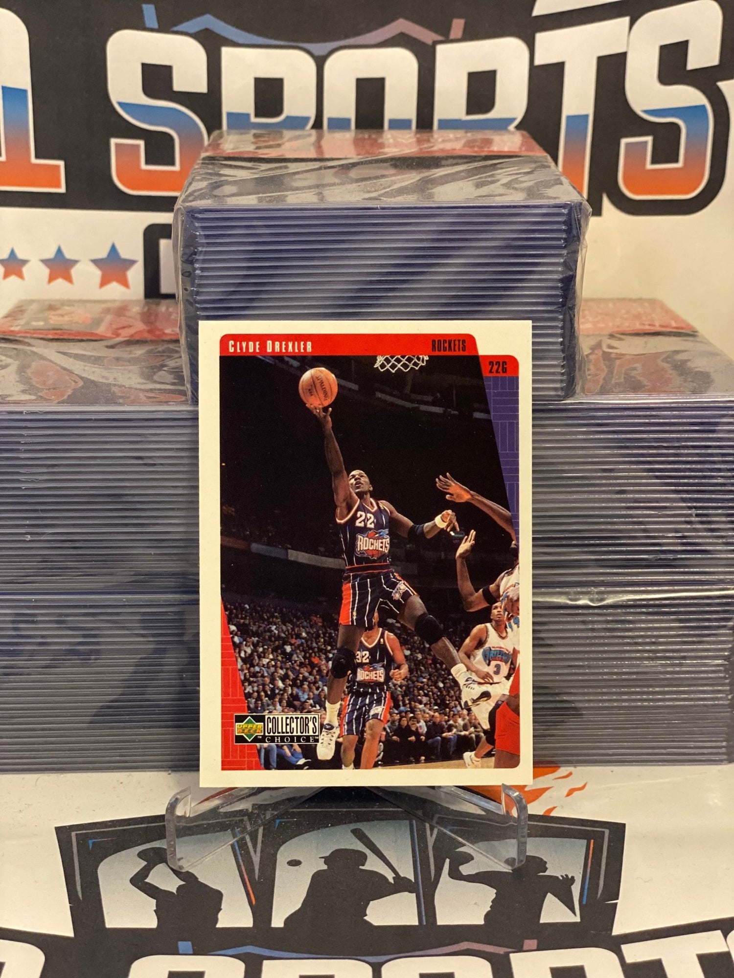 1997 Upper Deck Collector's Choice Clyde Drexler #51