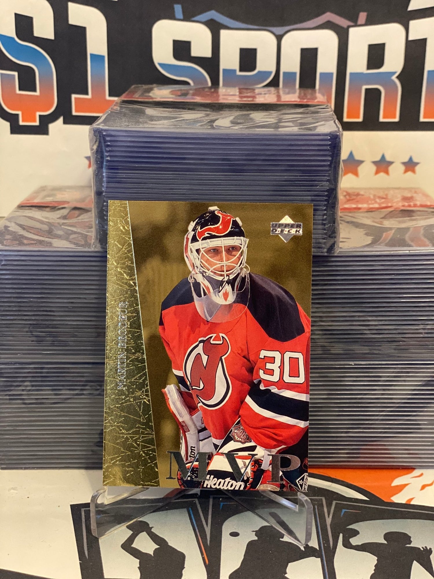 1997 Upper Deck (Gold, MVP) Martin Brodeur #UD21