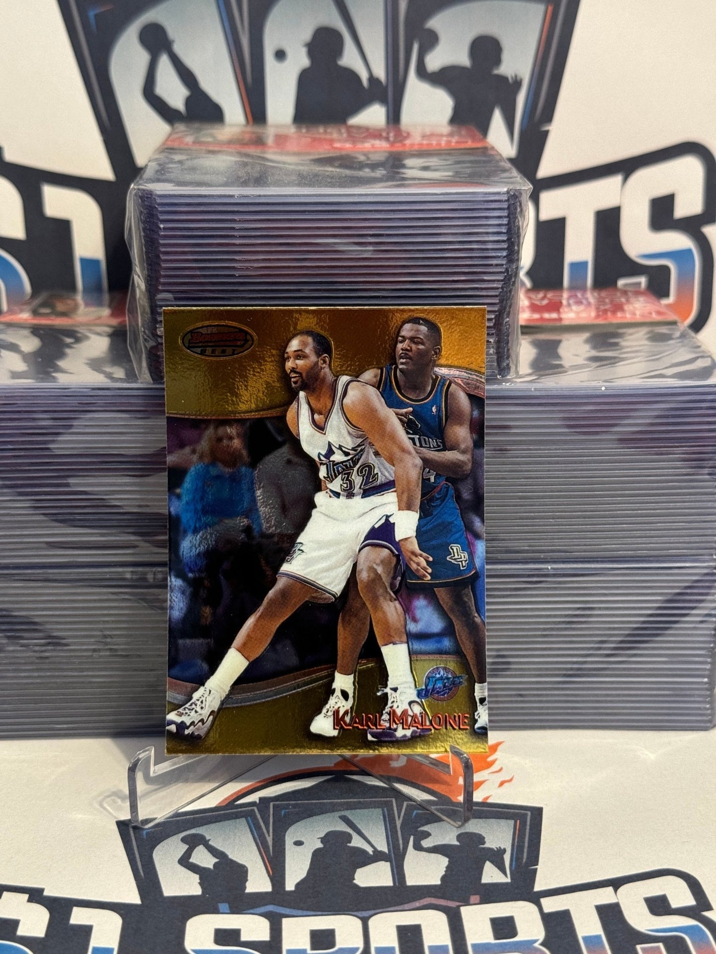 1998 Bowman's Best Karl Malone #80