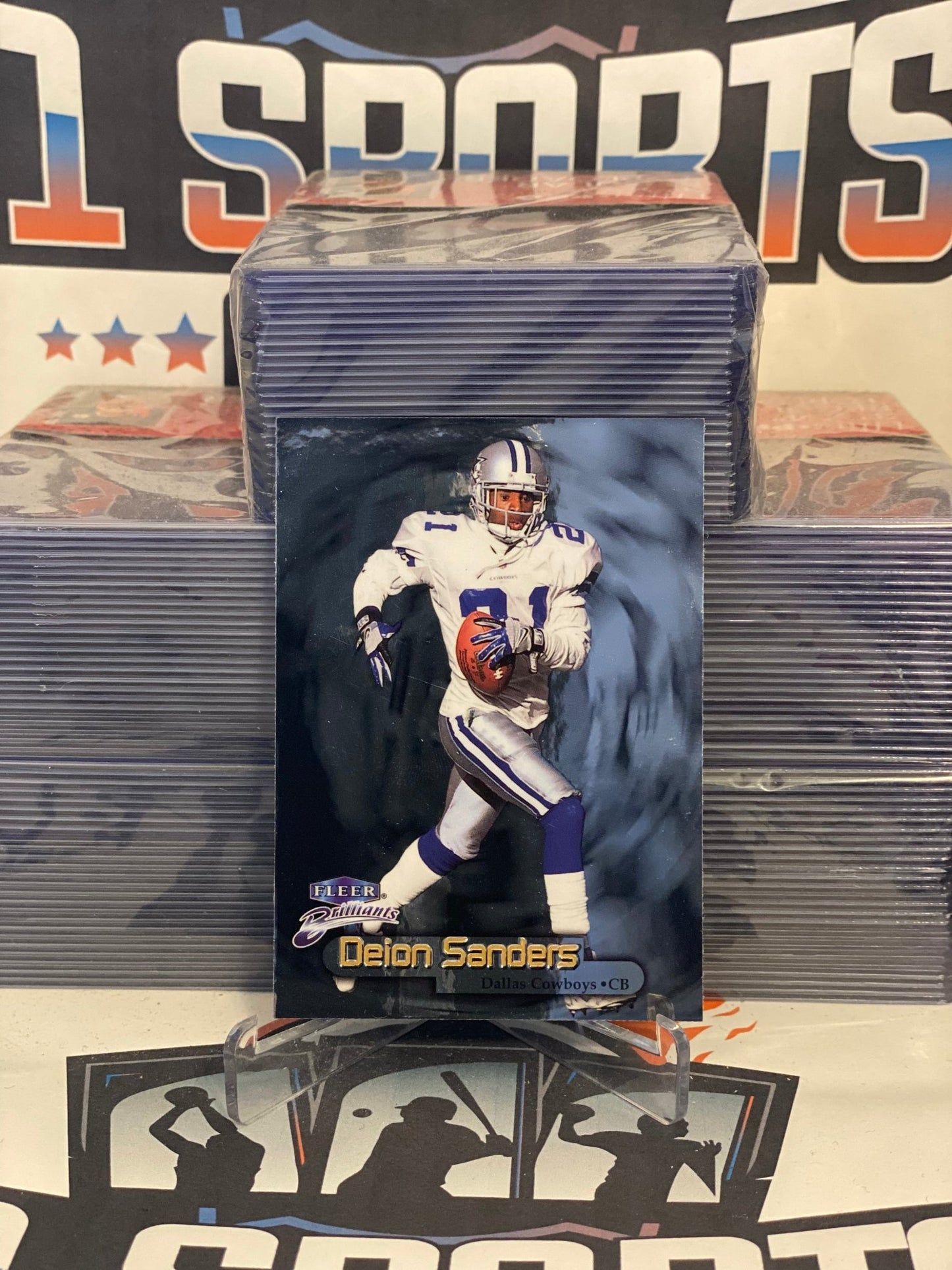 1998 Fleer Brilliants Deion Sanders #51