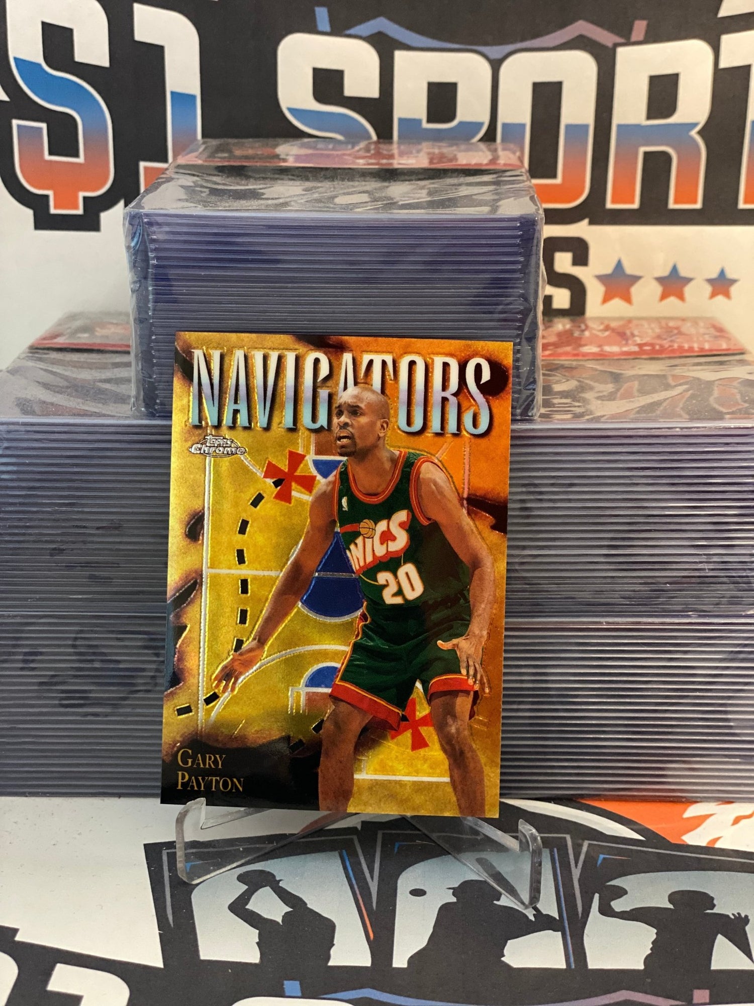 1998 Topps Chrome (Navigators) Gary Payton #SB2