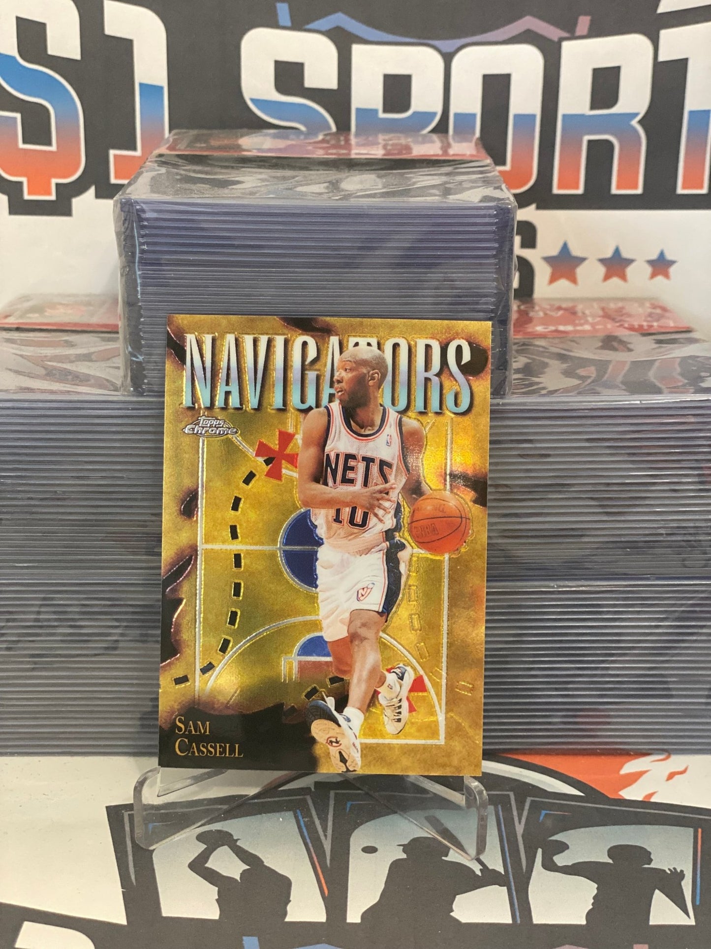 1998 Topps Chrome (Navigators) Sam Cassell #SB5