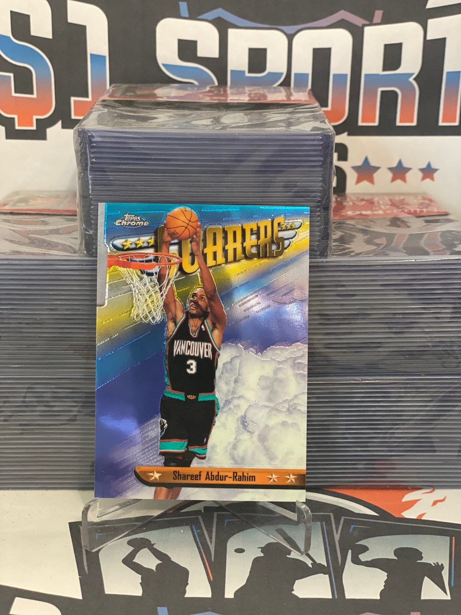 1998 Topps Chrome (Soarers) Shareef Abdur-Rahim #SB13