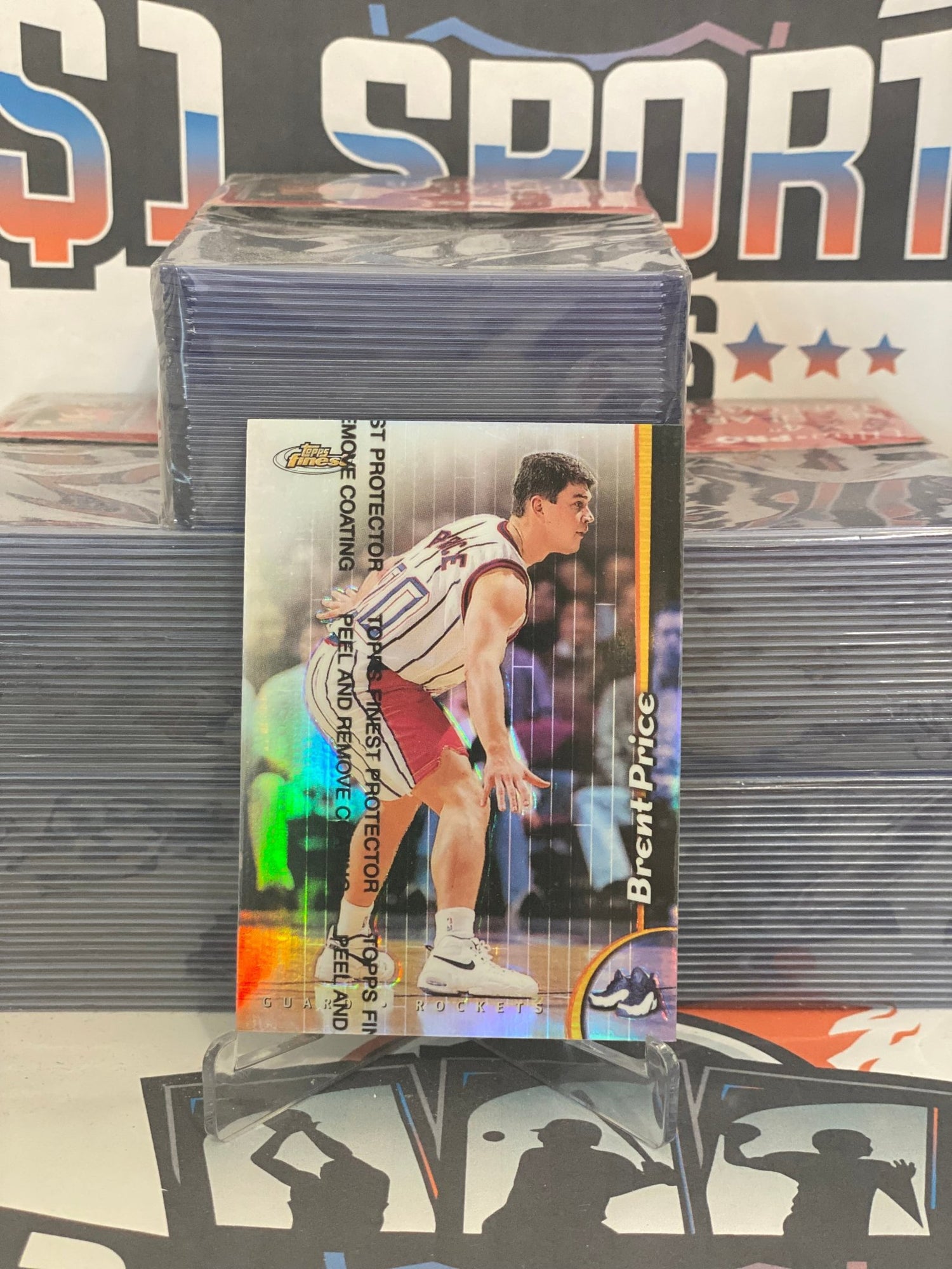 1998 Topps Finest (Refractor) Brent Price #181