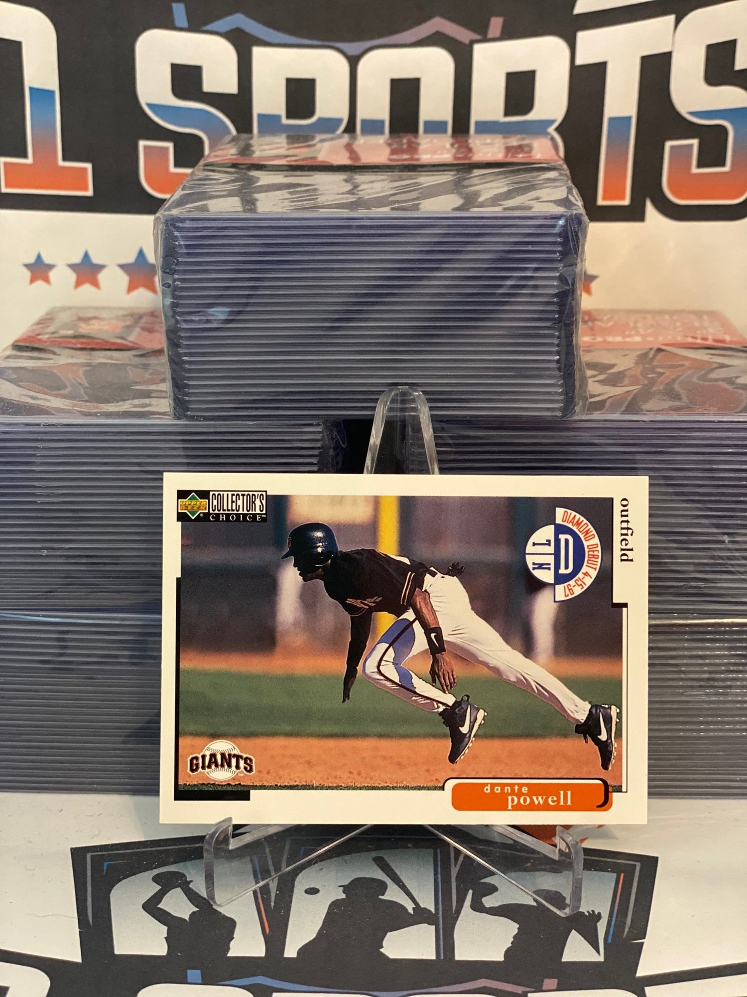 1998 Upper Deck Collector's Choice (Diamond Debut) Dante Powell #233