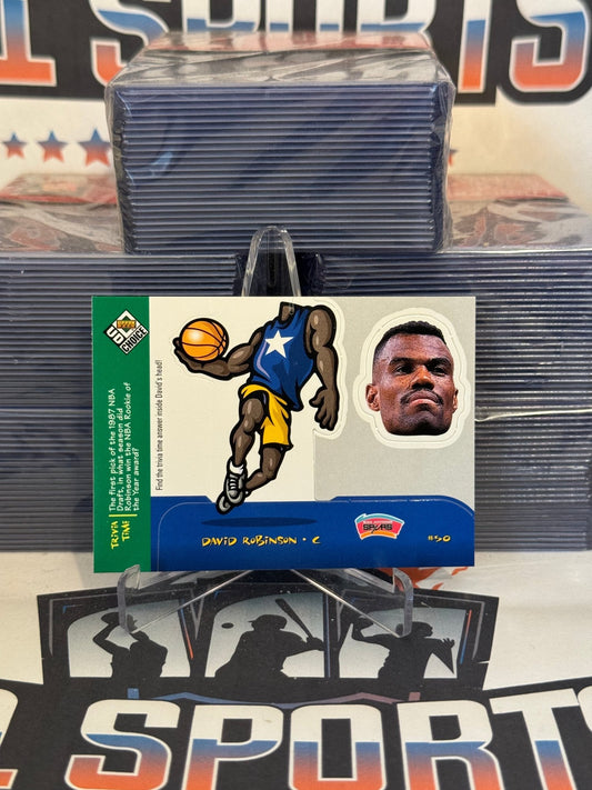1998 Upper Deck Collector's Choice (Mini Bobbing Head) David Robinson #24