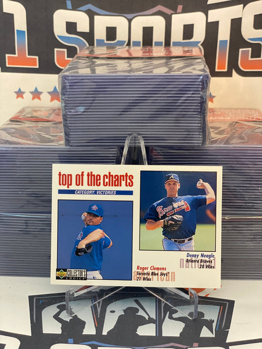 1998 Upper Deck Collector's Choice (Top of the Charts) Roger Clemens & Denny Neagle #257