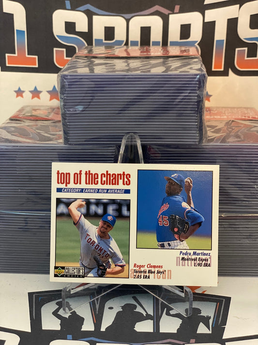 1998 Upper Deck Collector's Choice (Top of the Charts) Roger Clemens & Pedro Martinez #259