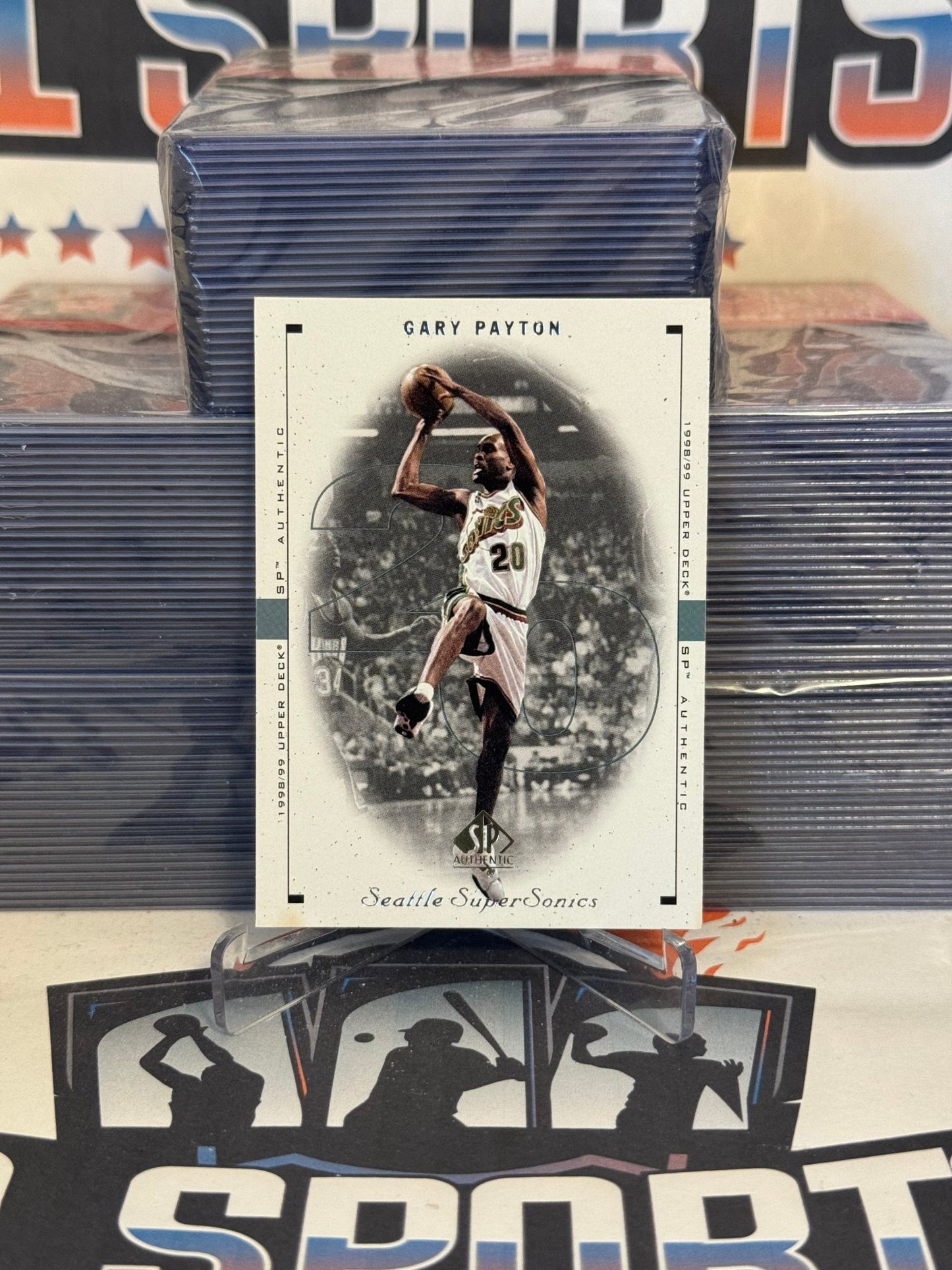 1998 Upper Deck SP Authentic Gary Payton #80