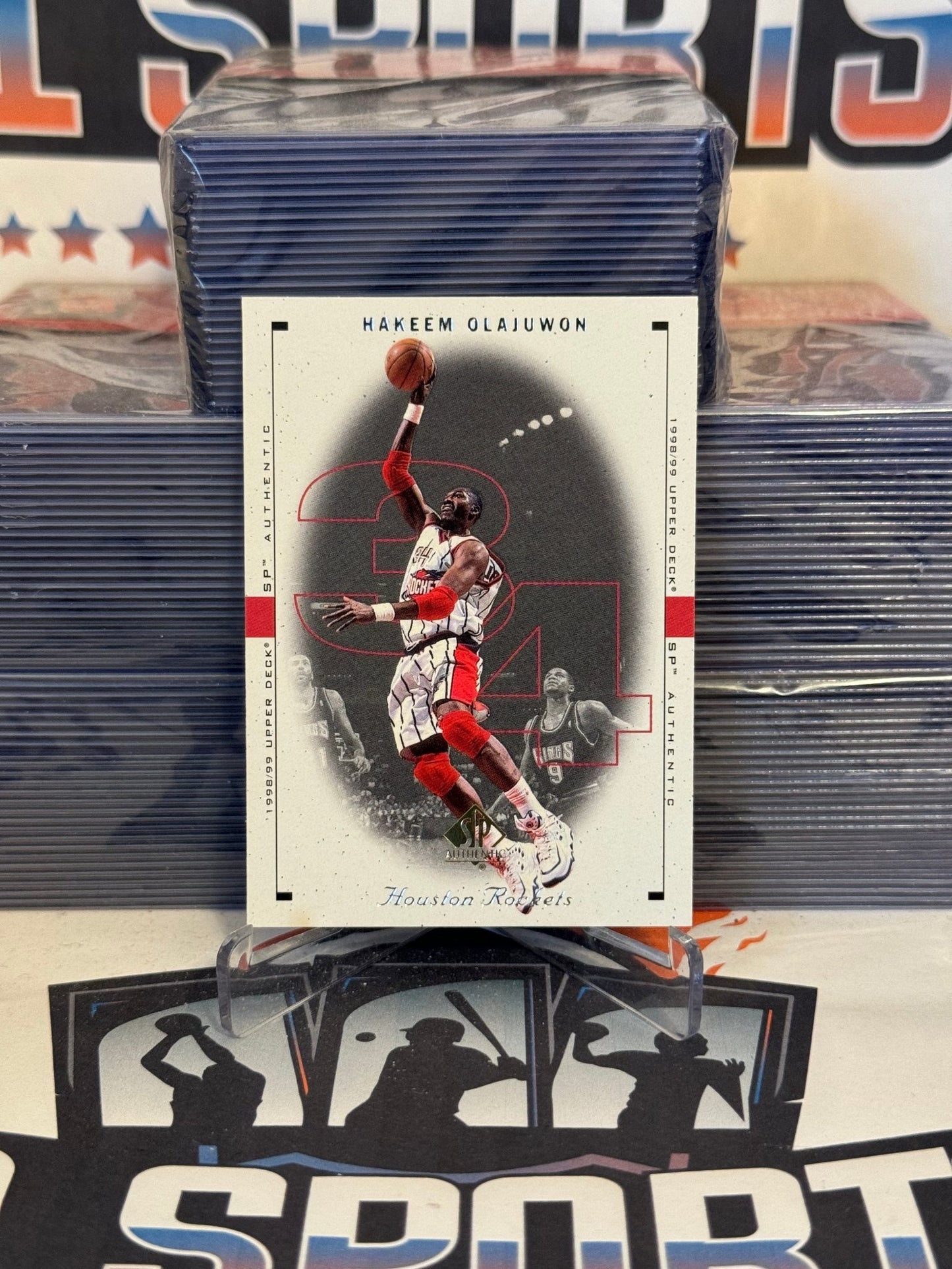 1998 Upper Deck SP Authentic Hakeem Olajuwon #36