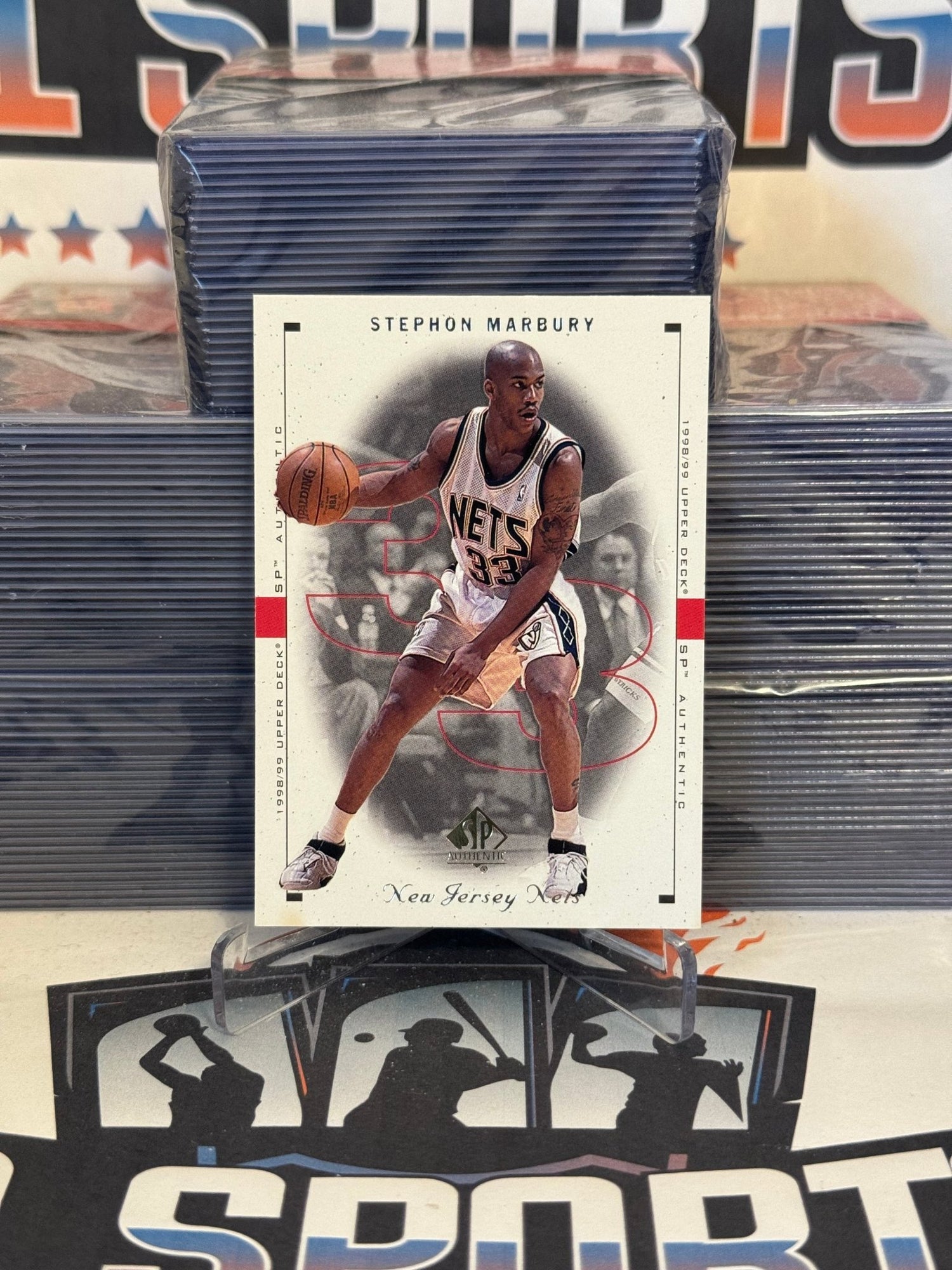 1998 Upper Deck SP Authentic Stephon Marbury #54